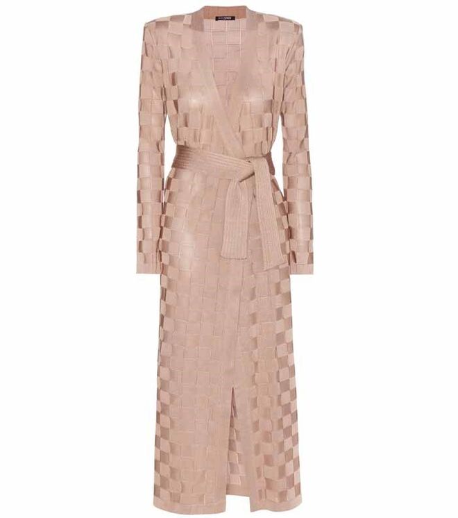 Casaco em jersey de seda, €1865, Balmain