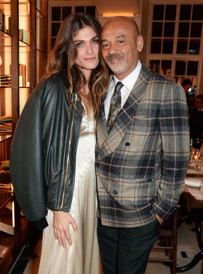 Elisa Sednaoui Dellal e Christian Louboutin