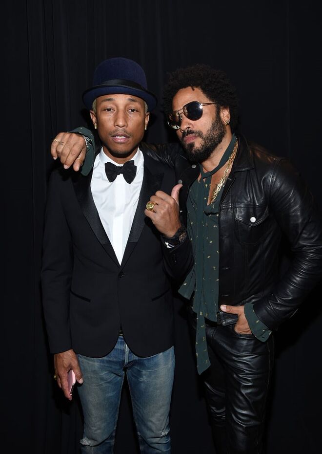 Pharrell Williams e Lenny Kravitz