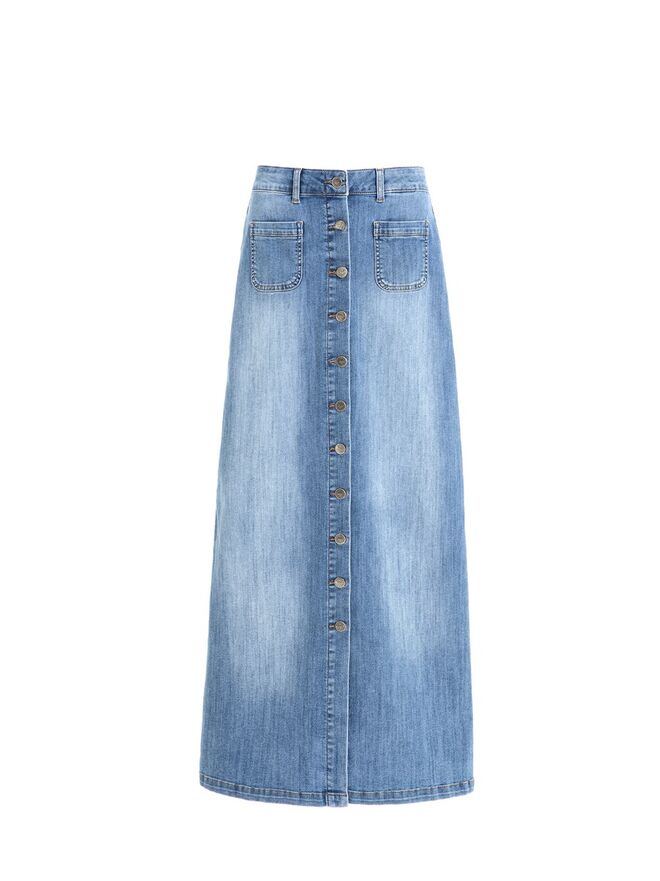 DENIMANIA | Saia em denim, Liu Jo (preço sob consulta)