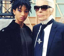 Karl Lagerfeld elegeu Willow Smith como nova embaixadora CHANEL