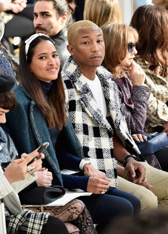 Helen Lasichanh e Pharrell Williams