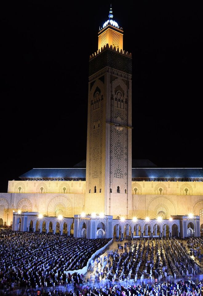 6. Casablanca tem uma das Mesquitas mais bonitas do mundo (a Mesquita Hassan II)