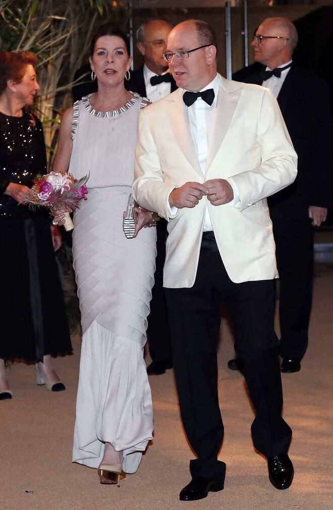 Carolina e Alberto do Mónaco