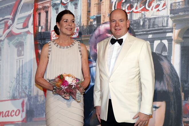 Carolina e Alberto do Mónaco