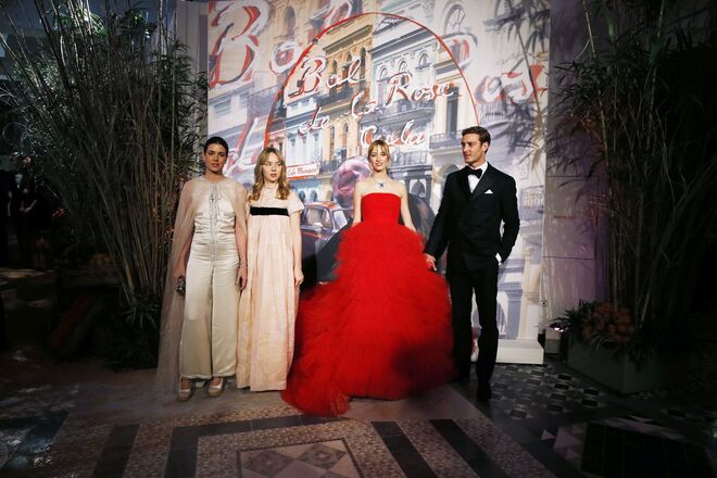 Charlotte Casiraghi, Alexandra de Hannover, Beatrice Borromeo e Pierre Casiraghi