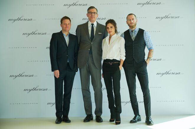 Jens Riewenherm, Michael Kliger, Victoria Beckham e Justin O'Shea