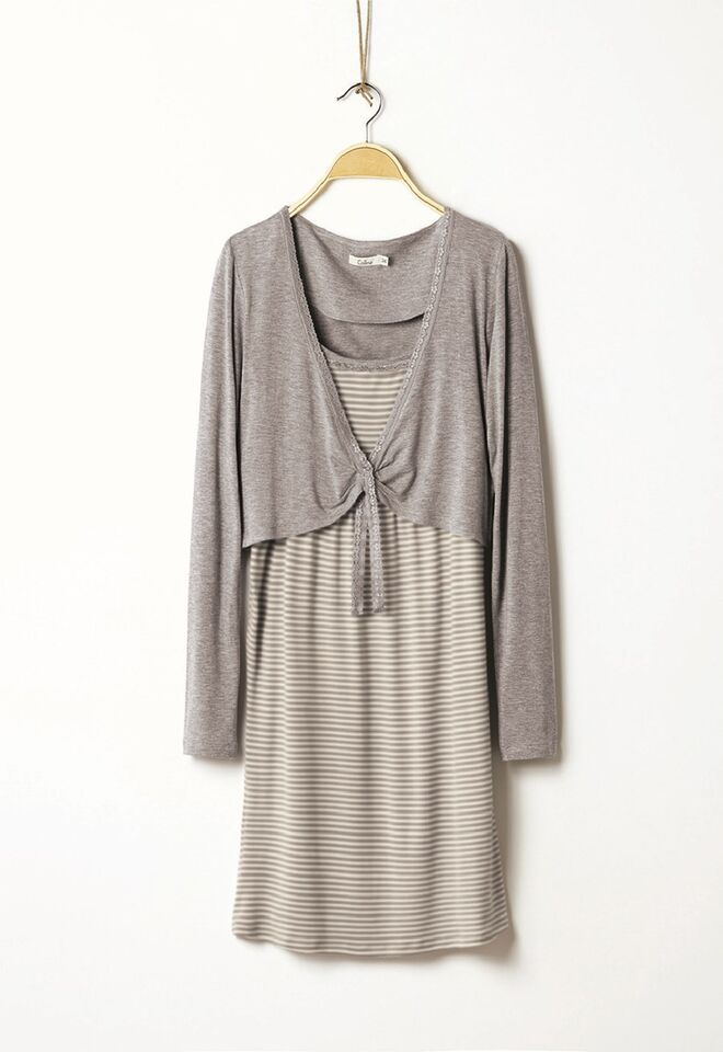 Conjunto camisa de dormir e bolero, para a gravidez 22,99€