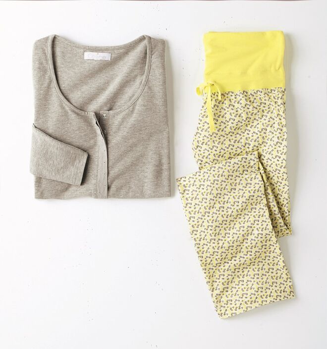 Pijama estampado, para a gravidez e a amamentação 24,99€ 