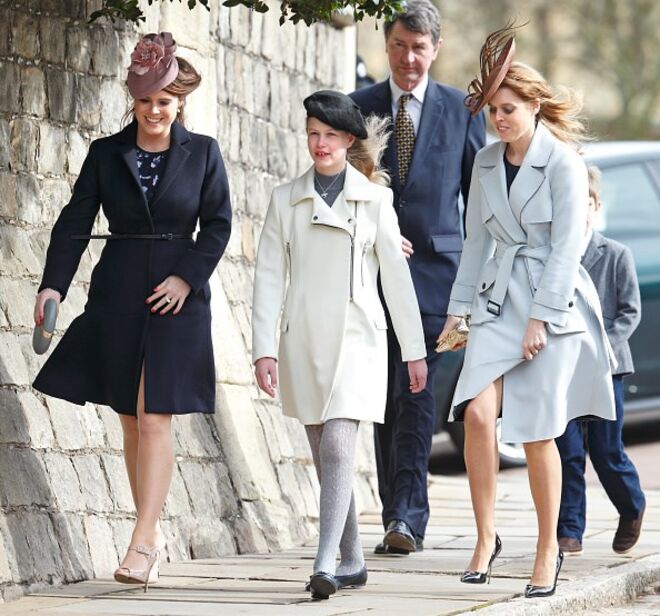 Princesa Eugenie, Lady Louise Windsor e Princesa Beatrice