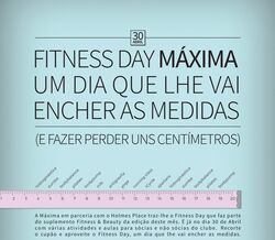 Máxima Fitness Day no Holmes Place