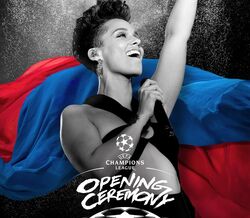 Alicia Keys atua na abertura da UEFA Champions League