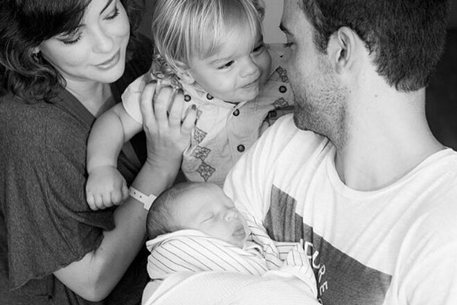 O filho, a nora e os netos