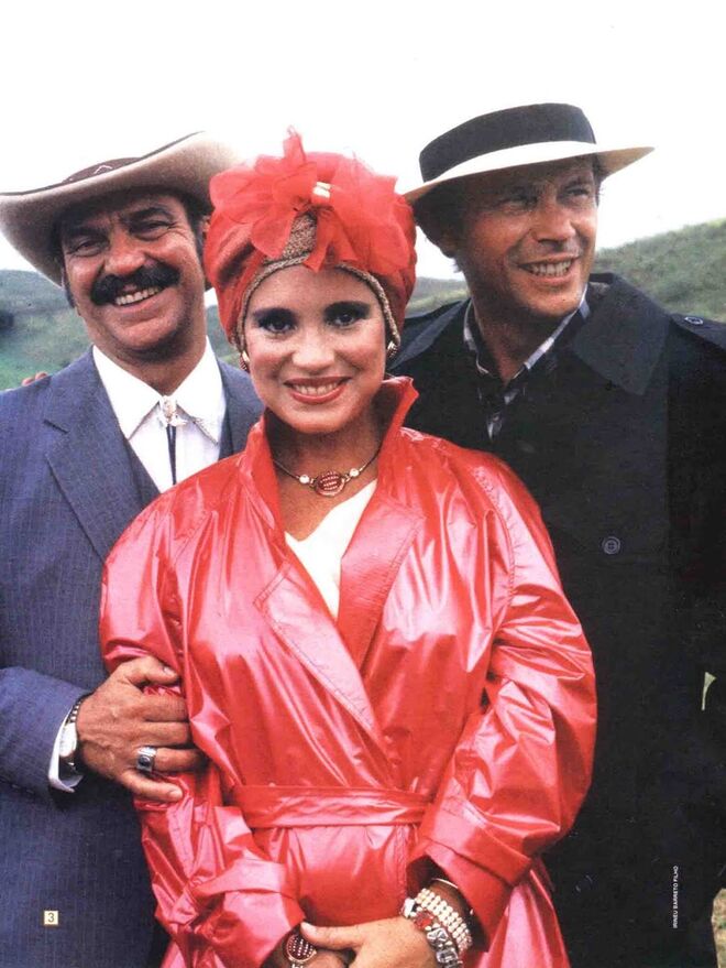 Roque Santeiro, 1985 (Com Lima Duarte e José Wilker)