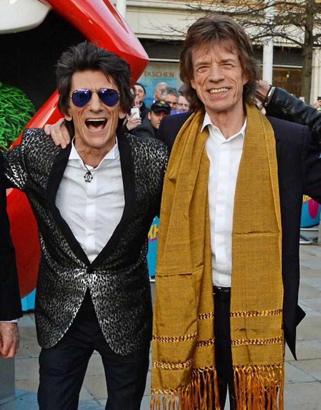 Ronnie Wood e Mick Jagger