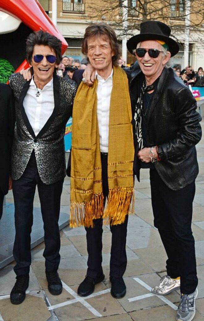 Ronnie Wood, Sir Mick Jagger e Keith Richards