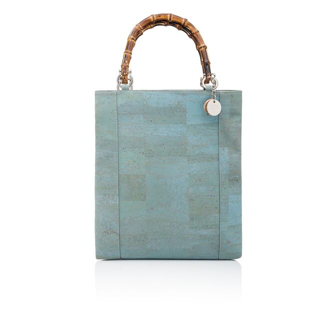 Carteira em cortiça e bambu, €195, Pelcor