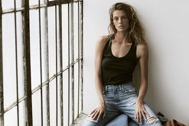 Daria Werbowy para a AG Jeans 