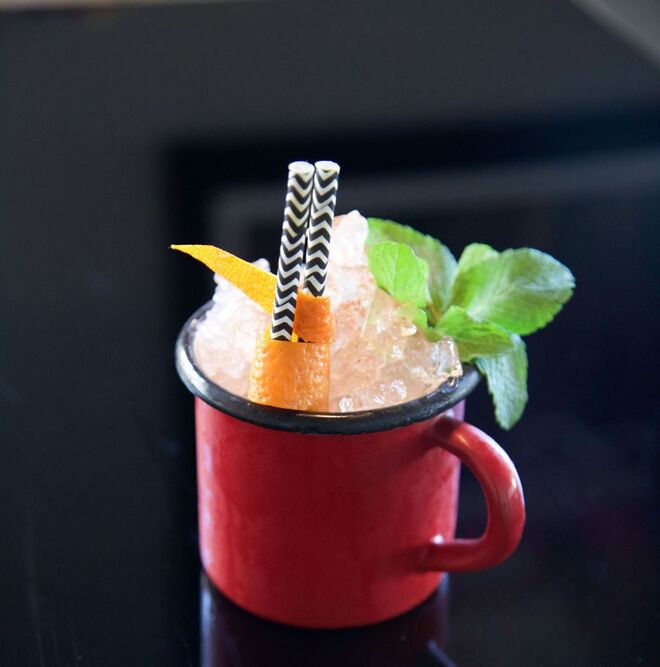 Cocktail Mugdalena, restaurante Bastardo