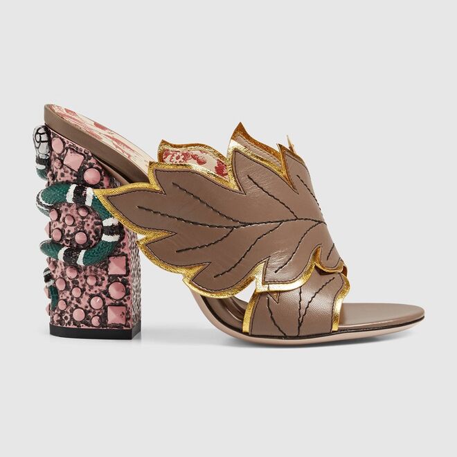 Crossover leather sandal, €890