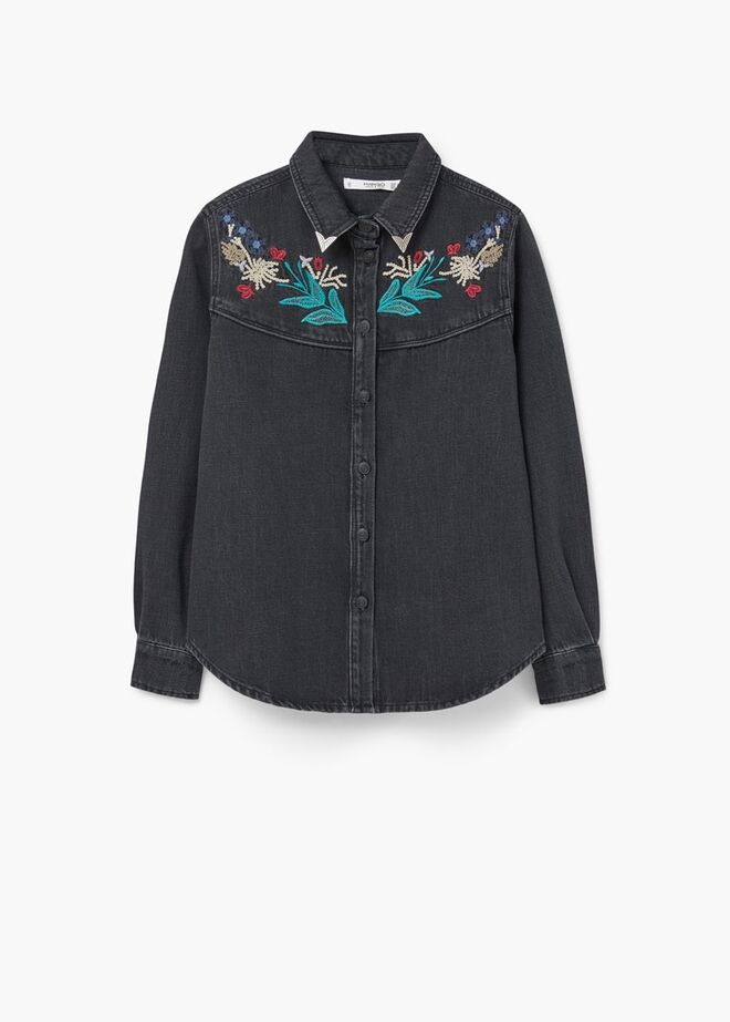 WESTERN | Camisa em ganga, €39,99, Mango