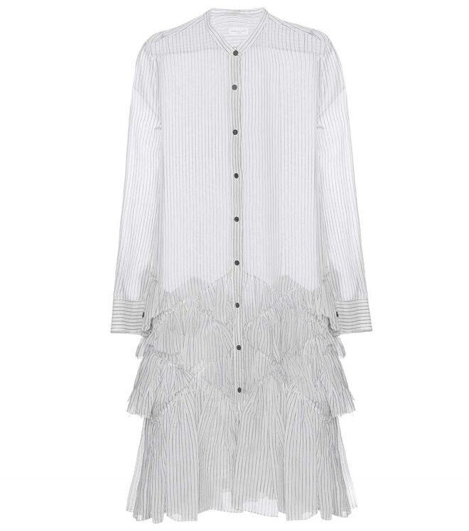 VESTIDO | Vestido em algodão e seda, €859, Dries Van Noten
