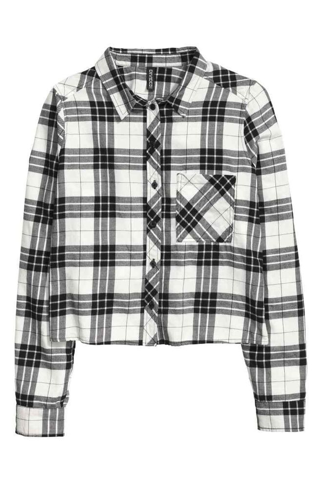 XADREZ | Camisa em flanela, €14,99, H&M