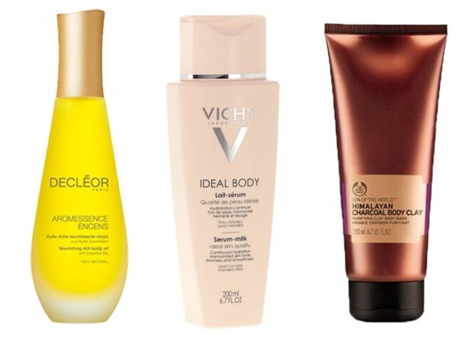 CORPO - Cuidados Quotidianos: Aromessence Encens Huile Riche Nourissante Corps, Decléor | Ideal Body Lait-Sérum, Vichy | Linha Spa of the World, The Body Shop