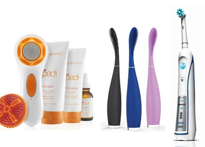 GADGETS: Clarisonic Pedi, Clarisonic | Escova de dentes elétrica Isa, Foreo  | Escova de dentes elétrica Oral-B Smartseries Bluetooth, Oral-B