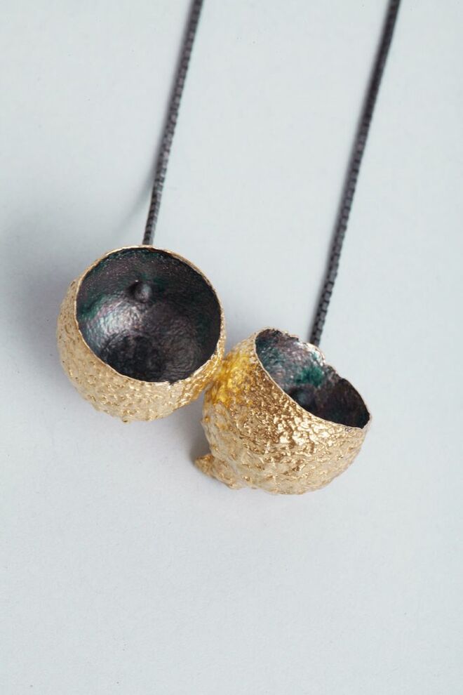 Inês Telles, Hortus, Colar em prata com banho de ouro, €221