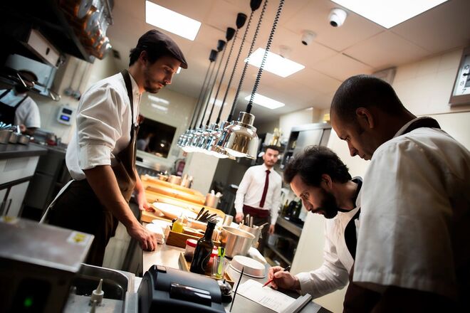 Ambiente de cozinha no Belcanto