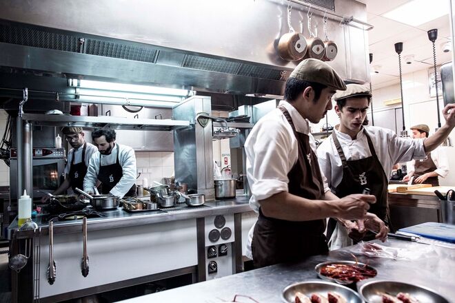 Ambiente de cozinha no Belcanto