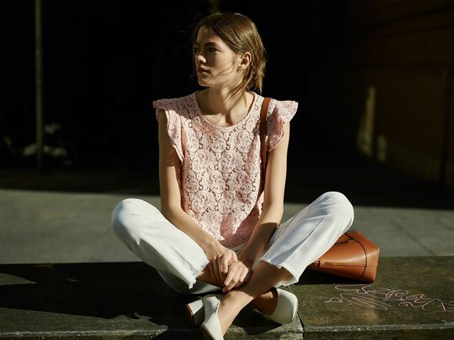 Calças e carteira, ambas €25,95