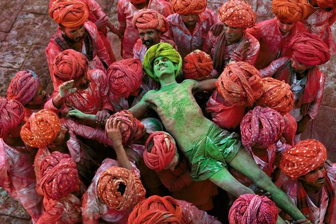 Holi Man, 1996 ©Steve McCurry