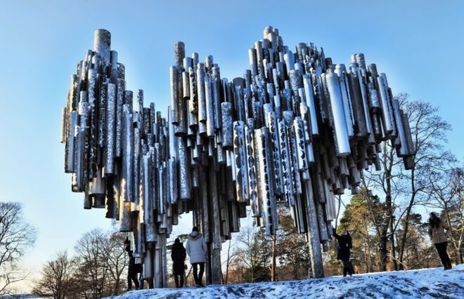 Monumento a Sibelius, Helsínquia, Finlândia