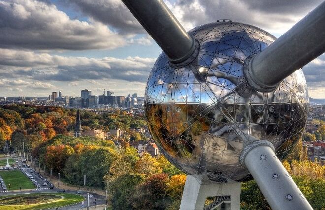 O Atomium, Bruxelas, Bélgica