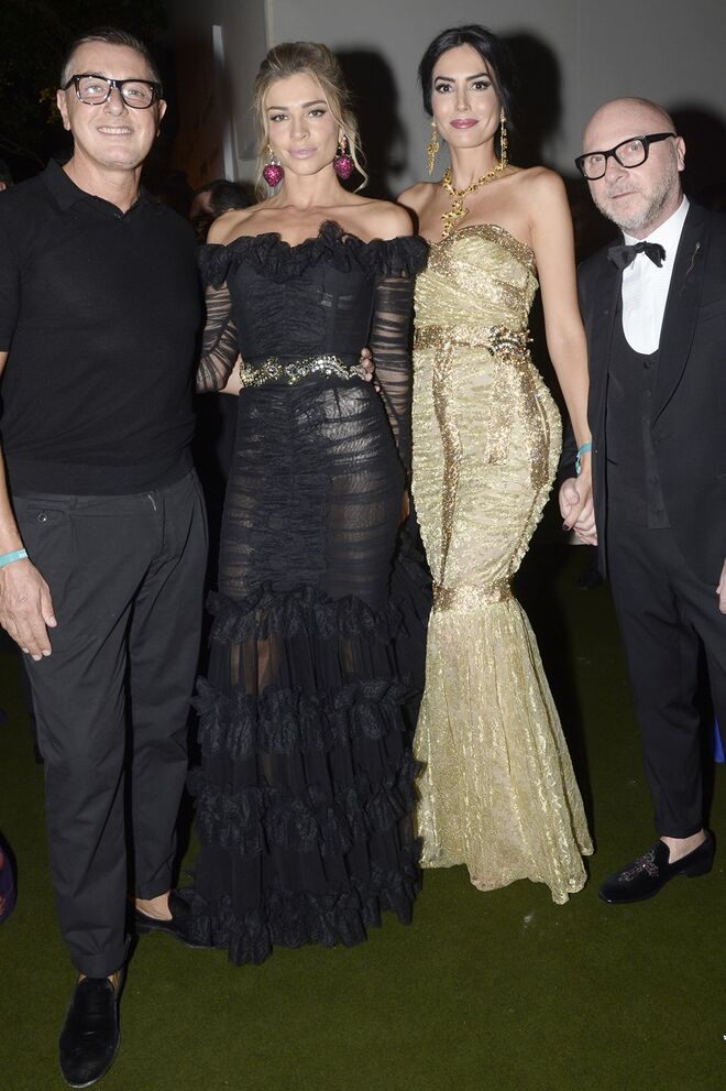Stefano Gabbana, Grazi Massafera, Iara Jeressati e Domenico Dolce