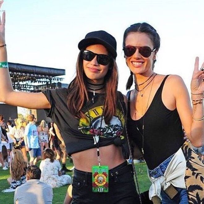 Sara Sampaio e Alessandra Ambrosio @sarasampaio