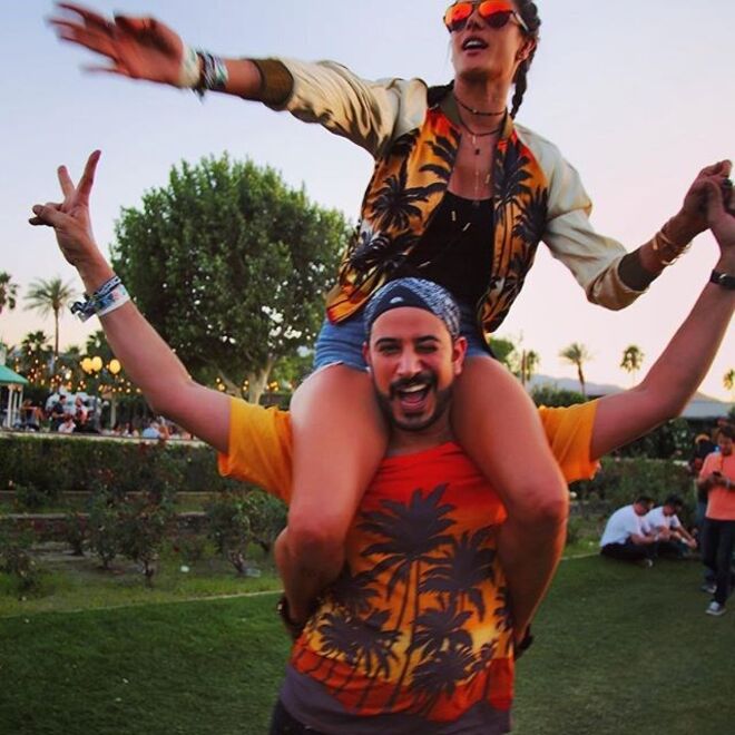 Alessandra Ambrosio e Mohammed Sultan H @alessandraambrosio