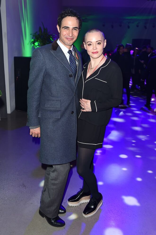 Zac Posen e Rose McGowan