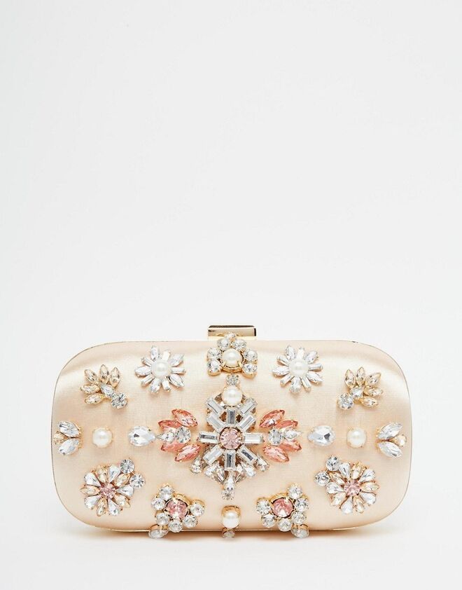 ASOS Jewelled Box Clutch Bag €49.29