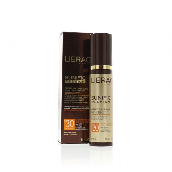 Solares | Menção Honrosa: Sunific Premium Crème Volupteuse SPF30, Lierac