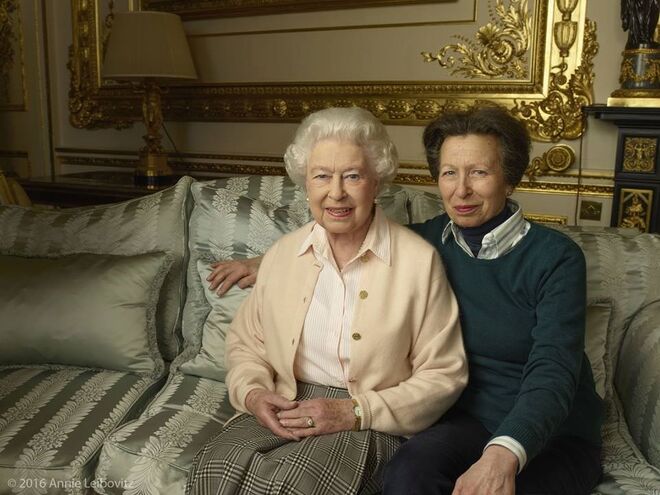 90 anos da Rainha Elizabeth II  © Annie Leibovitz