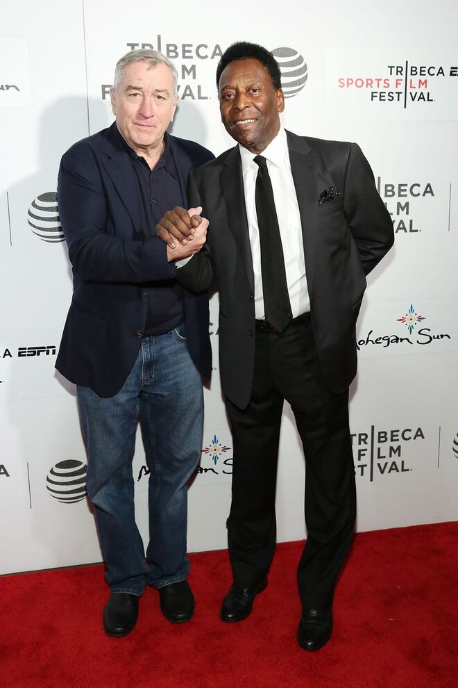 Robert De Niro e Pelé