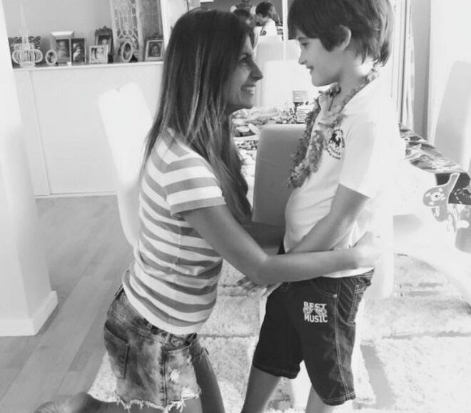 5. Isabel Figueira com o filho Rodrigo