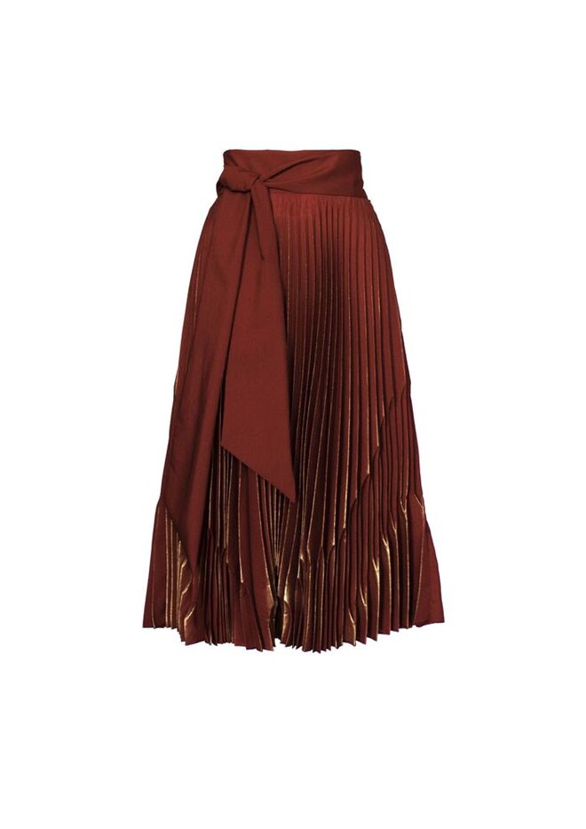 SAIA MOMBASA SOLEIL PLISSADA - DOURADA, Nuno Baltazar