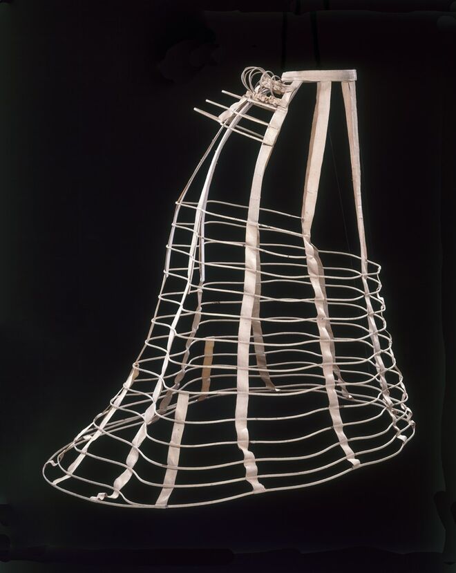 Cage crinoline, Princess Louise Jupon, 1871. Victoria and Albert Museum (London)