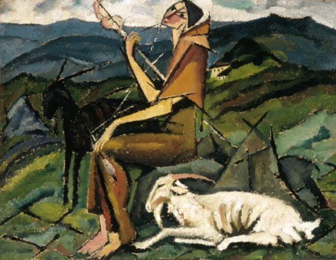 Fileuse, 1913. Amadeo Souza-Cardoso no Grand Palais