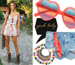 Vestida para 'Festivalar'