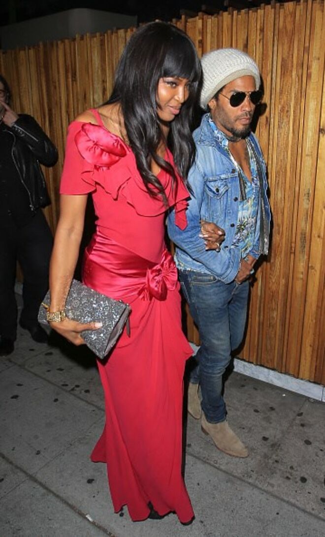 Naomi Campbell e Lenny Kravitz
